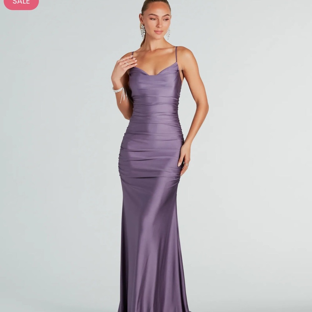 Elegant Purple Evening Gown